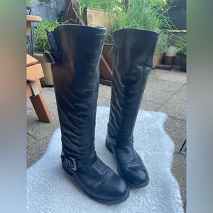 Steve Madden Ladyhawk Dark Grey Knee High Boots